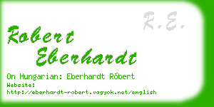 robert eberhardt business card